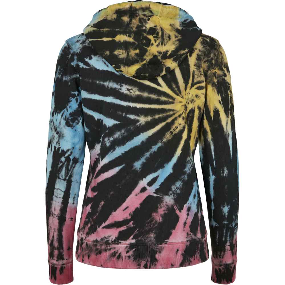 Urban Classics - Tie Dye Sweat à capuche - Noir